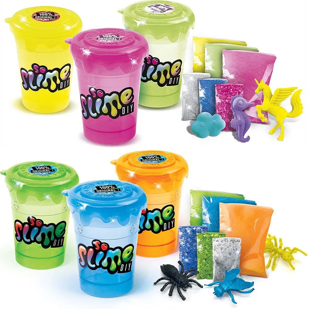 Блеск Shake Slime Magic Make Kit добавки для слизи полимерная глина, глина, глина для моделирования, амулеты, добавить воду, сюрприз, аксессуары, набор шпатлевки