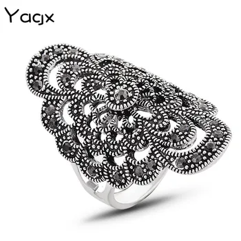 

New Hollow Retro Wedding Ring Court Style Couple's Ring Women's Artificial Diamond Ring Cross-Border Hot Sale