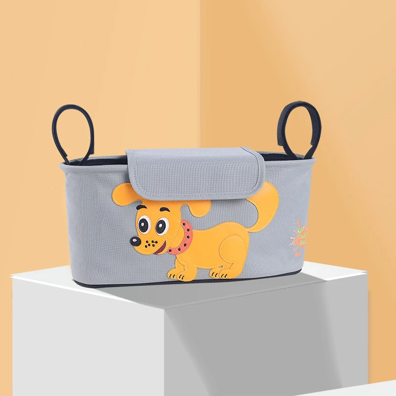 Сумка-Органайзер для детских колясок, сумка для подгузников с изображением животных из мультфильмов, универсальная сумка для детских колясок, сумка для подгузников, держатель для чашек, аксессуары для детских колясок yoya