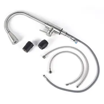 

Rotatable Lengthen Saving Faucet Water Faucet Filter Flexible Hose Bathroom Adapter Kitchen Durable Sturdy Accessories Family
