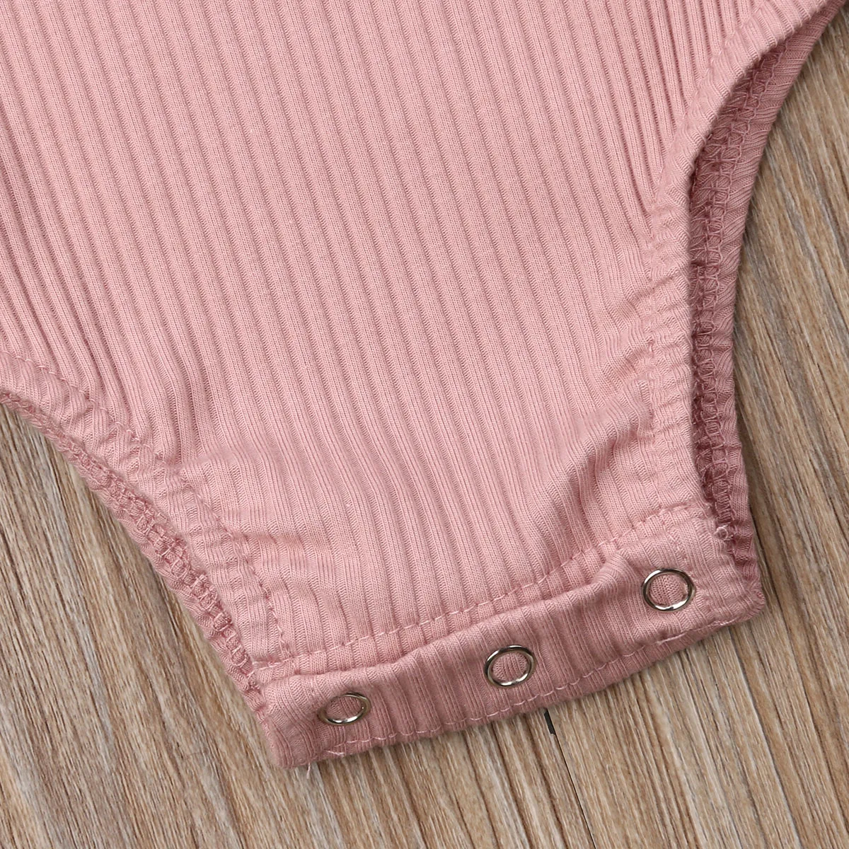 Emmababy-осеннее боди для новорожденных и маленьких девочек; однотонное боди с длинным рукавом; комбинезон; теплая весенняя одежда; Прямая поставка