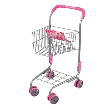 

Children Metal Toy Kids Pretend Play Role Kitchen Supplies Cooking Shopping Cart Toys Educational For Children Gift