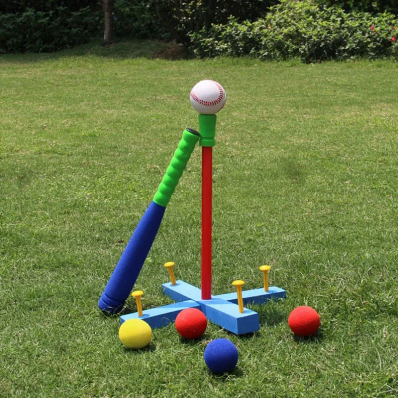 Details about   16.5 inch Kids Foam T Ball Baseball Set Toy for Toddlers 