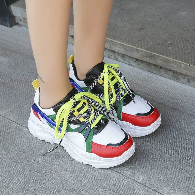 

2019 New Style Online Celebrity INS Sports Wisdom Smoked Shoes Super Fire Autumn Mixed Colors Dad Shoes Student Versatile Fashio