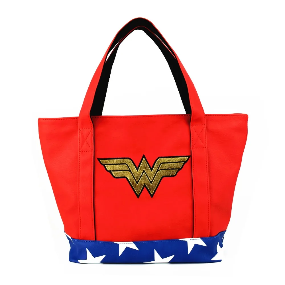 Новое поступление, женская сумка на плечо из искусственной кожи, женские сумки Wonder Woman, женские повседневные сумки, женская элегантная сумка для покупок - Цвет: 1