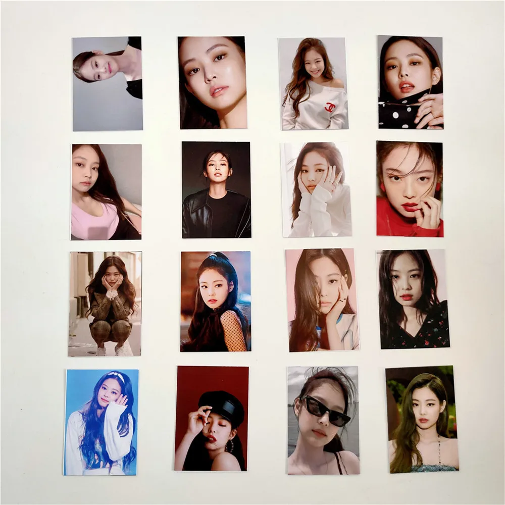 16 шт./компл. Kpop Blackpink Фотокарта альбом поступления Лиза Роза Джинни JISOO Роза kpop Blacpink фотоальбом lomo карта Почтовые открытки