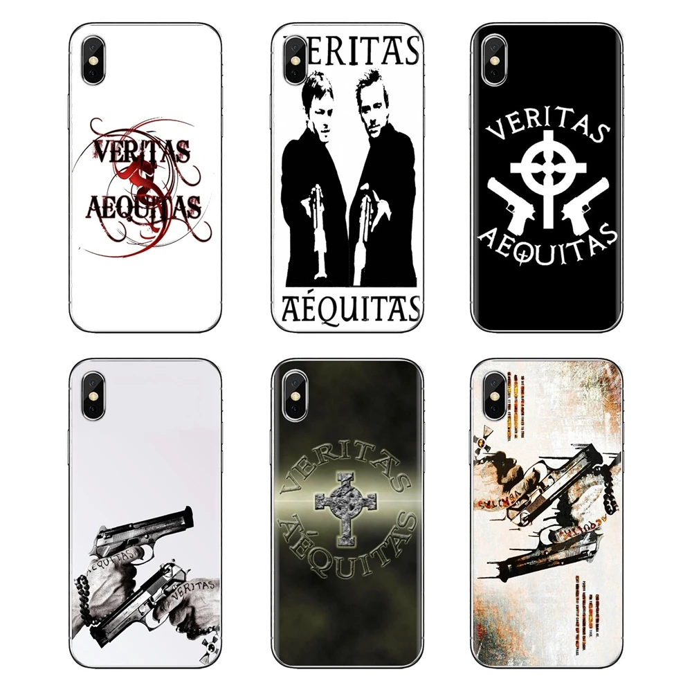 The Boondock Saints Veritas Soft Skin Case For Samsung Galaxy S2 S3 S4 S5 MINI S6 S7 edge S8 S9 Plus Note 2 3 4 5 8 Coque Fundas |