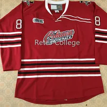 Oshawa дженерейшл#88 eric lindros Ретро Возврат хоккейная Джерси Вышивка сшитая под заказ любое количество и имя