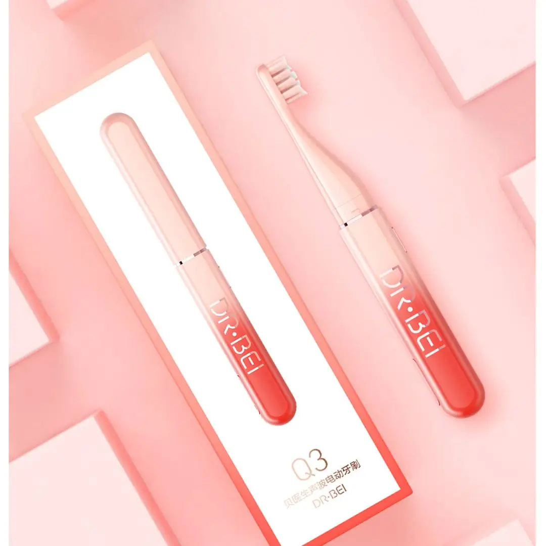  DR.BEI Q3 Electric Toothbrush Rechargeable USB Whitening Toothbrush Dupont Soft Hair Tooth Brush Or
