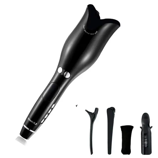 Buy Auto Rotating Ceramic Hair Curler Automatic Curling Iron Styling Tool Hair Iron Curling Wand Air Spin and Curl Curler Hair Waver in Saudi Arabia