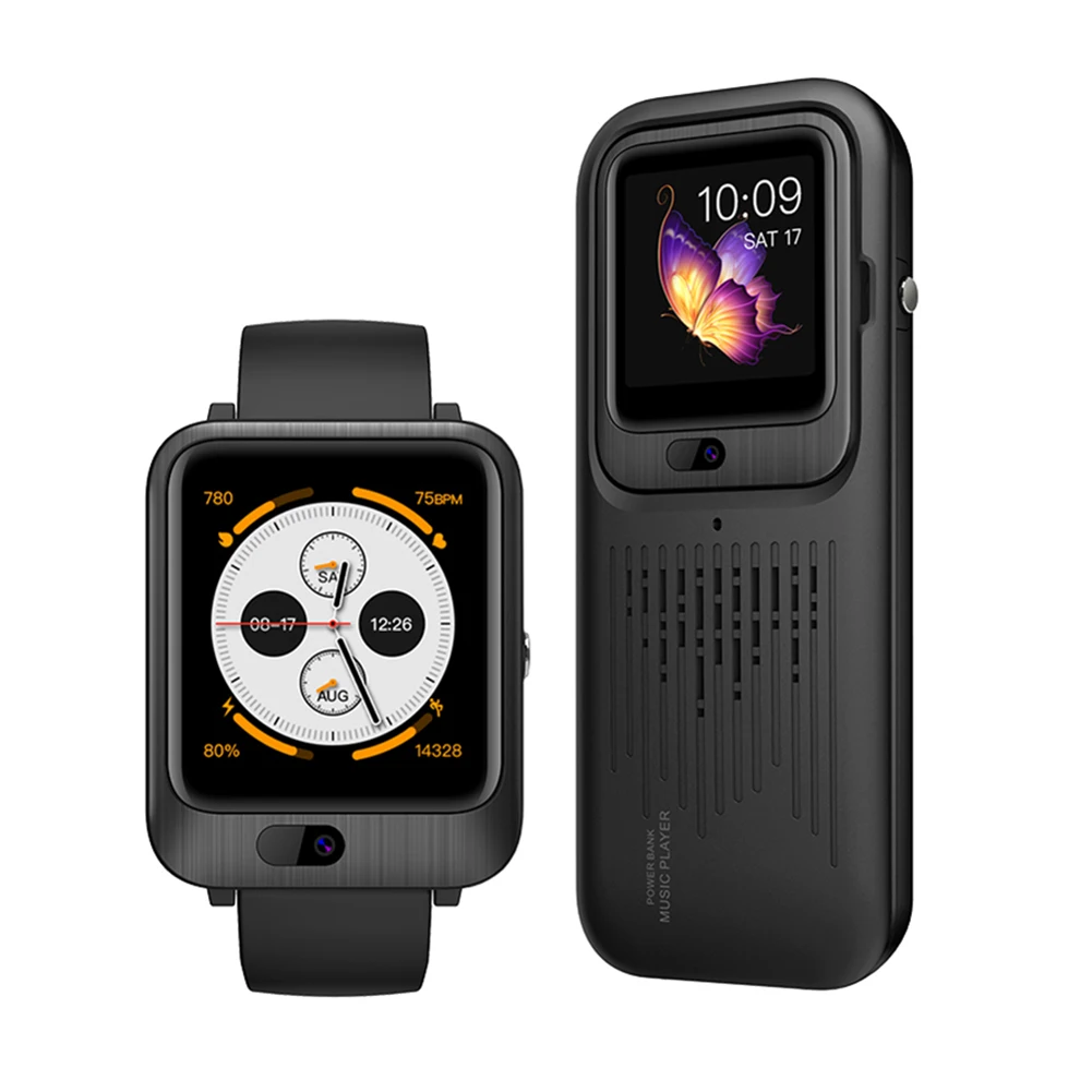 

Dropshipping Smart Watch Android 7.1 1+16G/3+32G 4G Video Call 1200mAh Battery Power Bank Sports Heart Rate Monitor