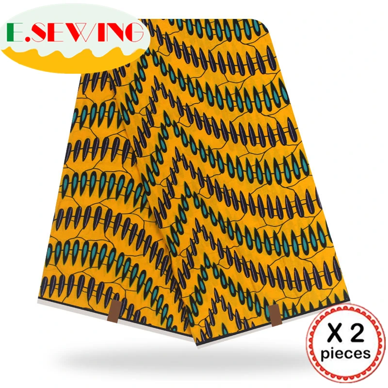 Анкара африканская восковая печатная ткань 12 ярдов Хлопок Воск Гана воск нигерийский стиль для шитья африканские платья одежда 111807