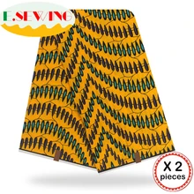 Анкара африканская восковая печатная ткань 12 ярдов Хлопок Воск Гана воск нигерийский стиль для шитья африканские платья одежда 111807