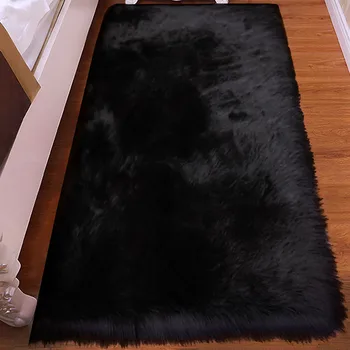 

Shaggy Carpet For Living Room Home Warm Plush Floor Rugs fluffy Mats Kids Room Faux Fur Area Rug Living Room Mats Silky Rugs