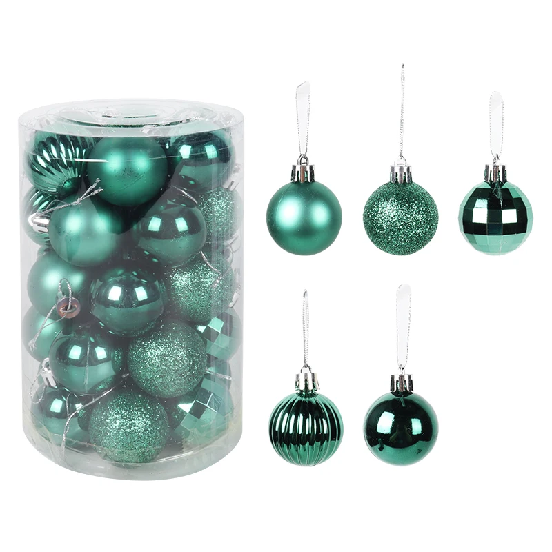 Assorted Color Christmas Balls Christmas Tree Ornaments Balls xmas decorations Hanging Tree Pendants New Year 2021 Gift Noel