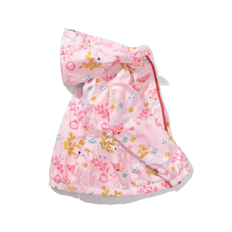 

Europe And America Men And Women Child Waterproof CHILDREN'S Jacket New Style plus Velvet Windcheater Waist Hugging Hooded Water