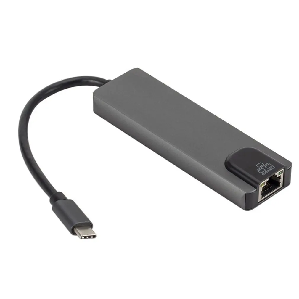 5 в 1 usb type C концентратор Hdmi 4K USB C концентратор к Gigabit Ethernet Rj45 Lan адаптер 4K* 2K USB3.1 Многофункциональный переходник