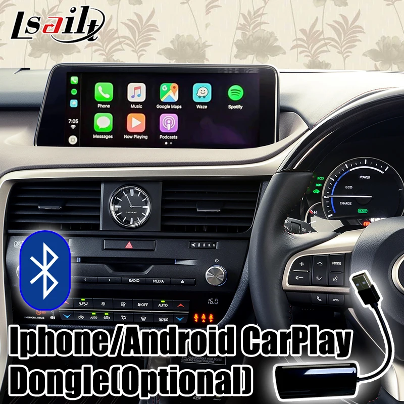 Lsailt Android 9 0 GPS навигация мультимедийный интерфейс коробка для Lexus RC200t RC300h 2013 20 с
