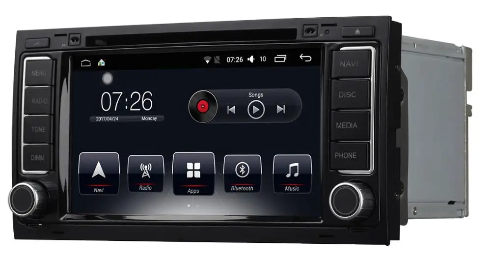 NaweiGe 7 дюймов T30 Android Восьмиядерный 8,1 2+ 32 ГБ Автомобильный dvd для VW Multivan 2008-2013 Авторадио gps навигация автомобильный мультимедийный для