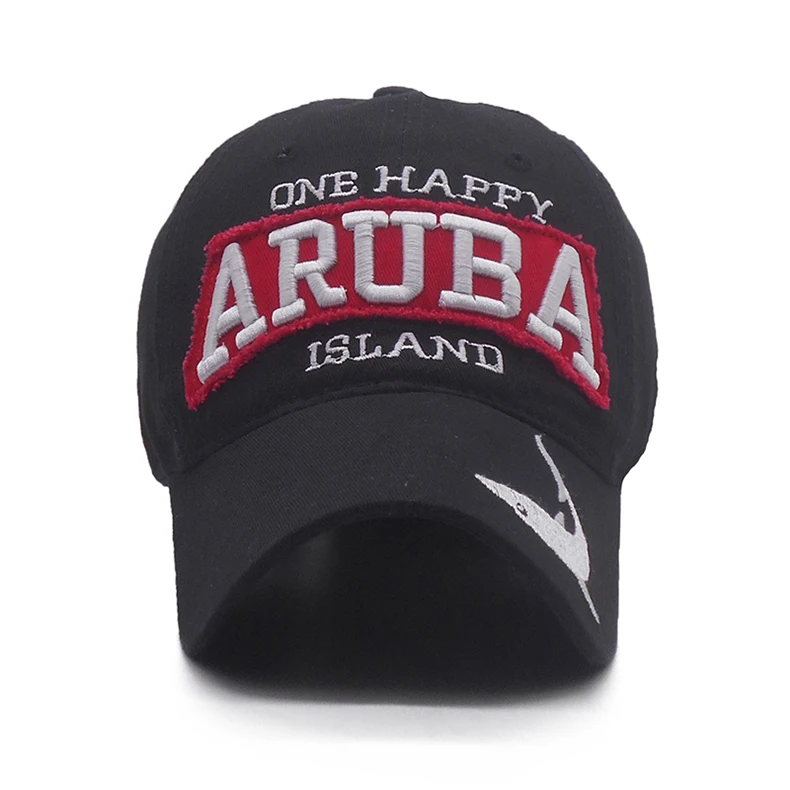 Новая мода вышивка ARUBA бейсболка женская на открытом воздухе шляпы для рыбалки Повседневная шляпа для отца Мужская брендовая Кепка s Кепка-унисекс Homme