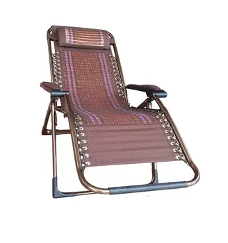 

Summer Teslin Recliner Folding Lunch Break Lounge Chair Office Leisure Chair Portable Ice Lazy Chair Back Chair