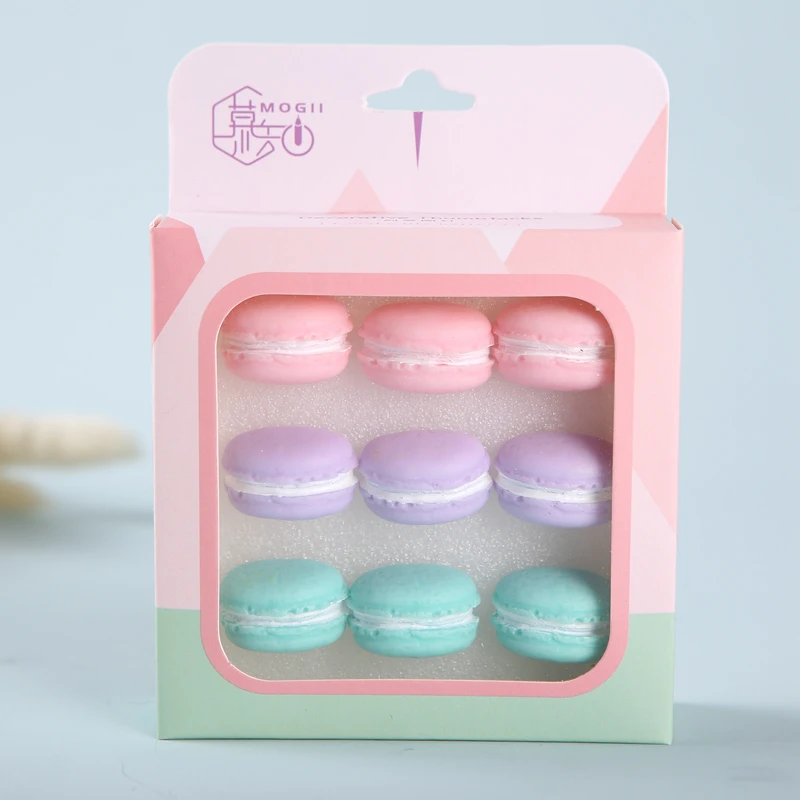 MOGII-chinchetas decorativas en forma de macarrón para la escuela y la Oficina