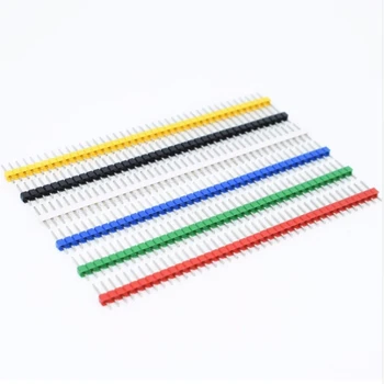

100pcs 40 Pin 1x40 Single Row Male 2.54 Breakable Pin Header Connector Strip
