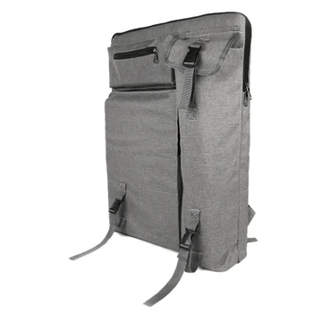

High Quanlity-Gray Large Backpack Art Bag for Drawing Board Painting Set Travel Sketch Bag for Sketching Tools Artist's Canvas P
