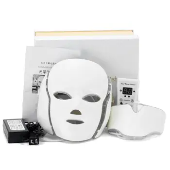 

Surebeauty LED Facial Mask Therapy 7 Colors Face Mask Machine Photon Therapy Light Skin Care Wrinkle Acne Removal Face Beauty