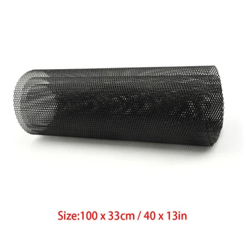 

Universal Front Bumper Rhombic Grille Mesh Sheet Alloy Net 100x33cm Accessories