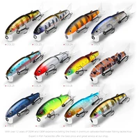 Bearking 11.3cm 13.7g  hot fishing lure minnow quality professional bait swim bait jointed bait equipped black or white hook 3