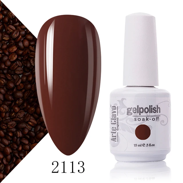Arte Clavo 131 Colors Gel Polish Nail Gel Varnish Paint Semi Permanent Nails Art Gel Nail Polish For Manicure Top Coat Base Coat 2113