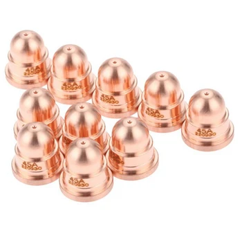 

New 50 Pcs 45A Nozzle 220930 Nozzle for Plasma Cutting Torch Consumables Fine Cut Processes Welding & Soldering Supplies