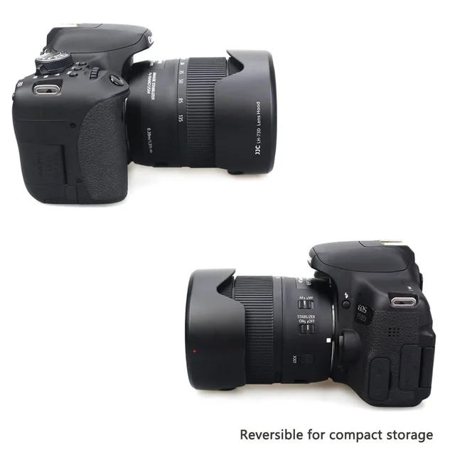 値下げ中　Canon EF-S 18-135mm レンズ フードセット Amazon | JJC 可逆式 レンズフード Canon EF-S 18-135mm F3.5
