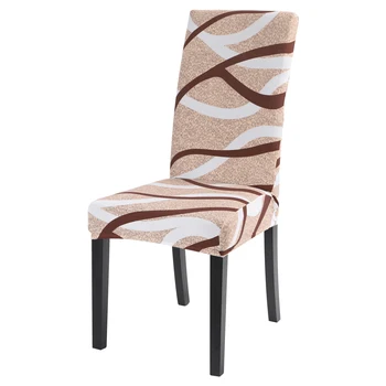 

Printing Chair Covers Spandex Stretch Elastic Chair Cover For Wedding Dining Room Office Banquet House Deco
