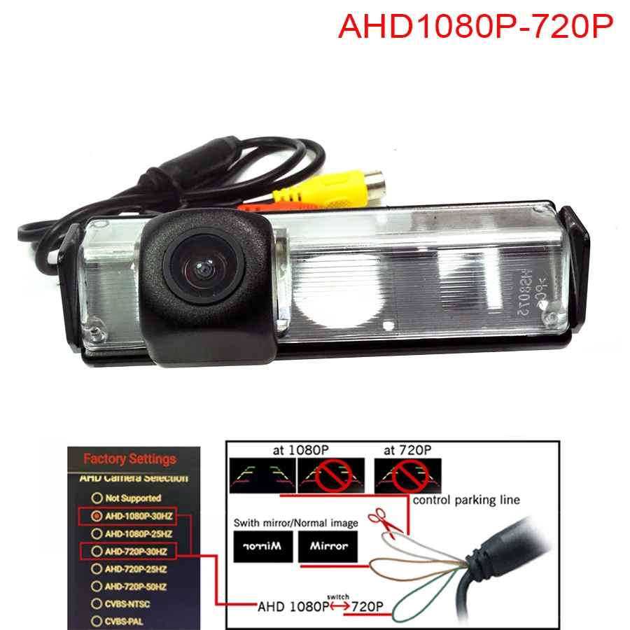 Dynamic trajectory CCD car rear reverse camera for Mitsubishi Pajero Sport Grandis Challenger Nativa Montero 1080P AHD | Автомобили и
