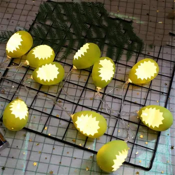 

1.5M Easter Egg String Lights Home Decorative 10 LED Lights Broken Eggs 2A Battery Easter Decorative Lights TDH