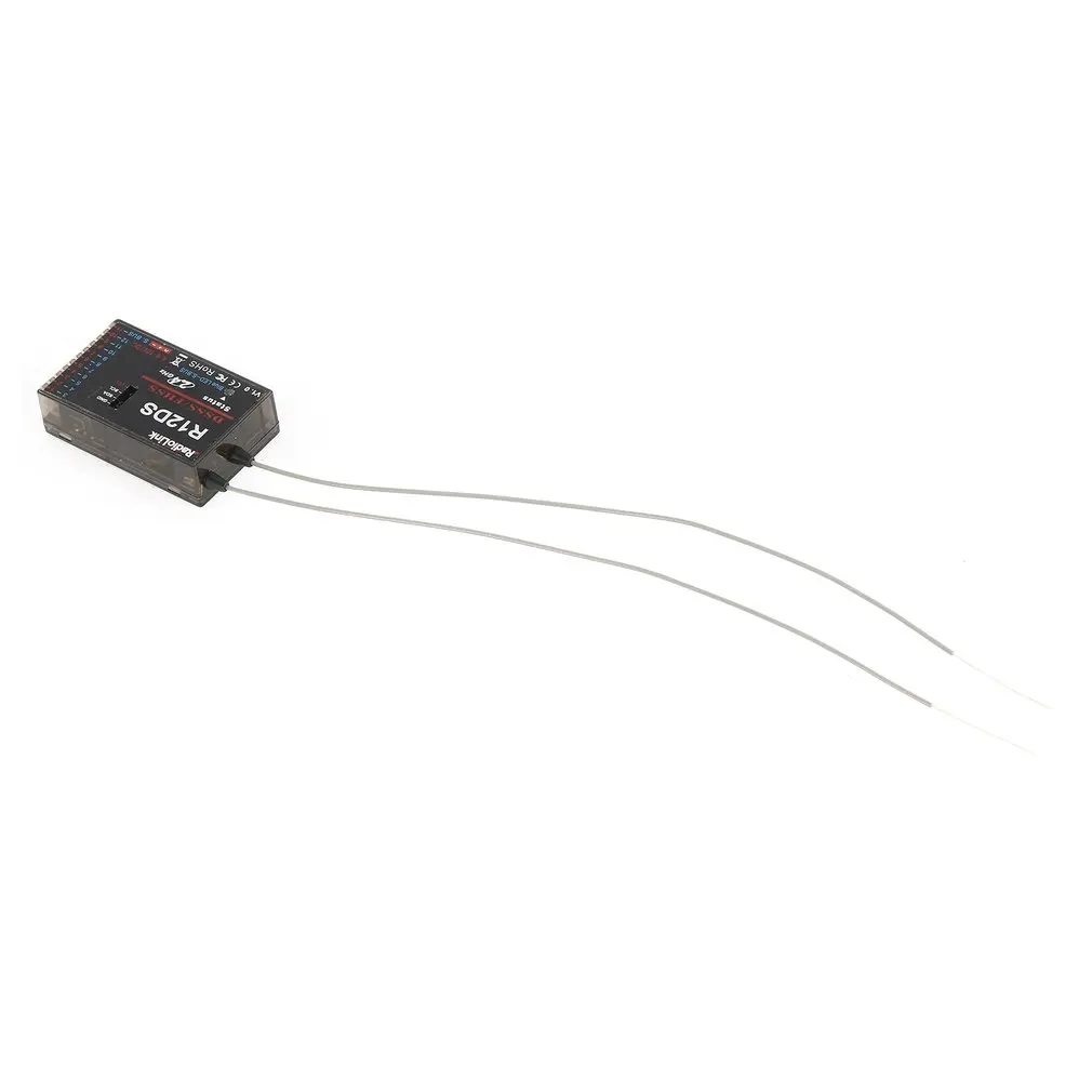 RadioLink R12DS 2,4G 12CH приемник для AT9 AT9S AT10 AT10II передатчик RC Запчасти воздушный Дрон устройство для фотографирования