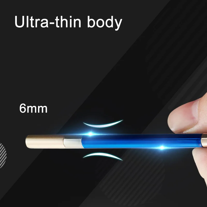 Металлическое ветрозащитное Altra thin электронное зарядное устройство с фонариком