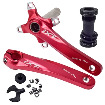 

Aluminum MTB Bicycle 170MM Crankset Cranks Arm And Bottom Bracket Kits Professional Untralight Crank For Cycling Chainwheels