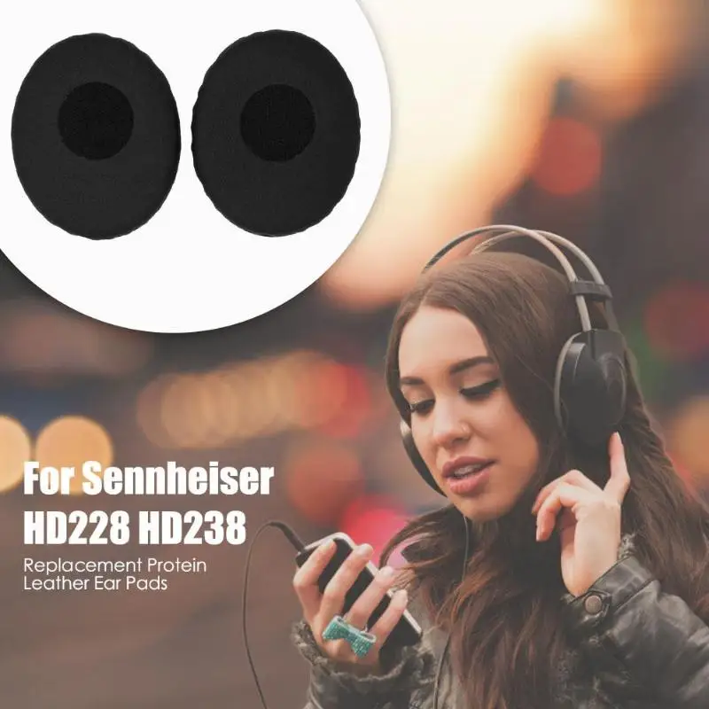 Сменные протеиновые кожаные амбушюры для Sennheiser HD228 HD238 HD218 HD219