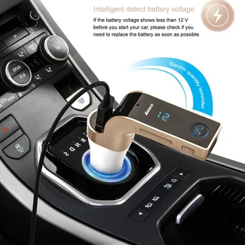 

Wireless Bluetooth Car FM Transmitter Kit USB/TF MP3 Music Player Receiver Charger Hand-free A2DP Radio Receiver Car AUX Audio