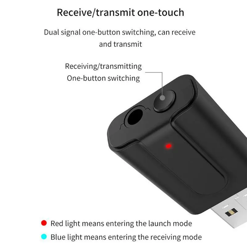 DishyKooker 2 в 1 беспроводной Bluetooth 5,0 передатчик приемник 3,5 мм AUX аудио адаптер для ТВ ПК динамик наушники