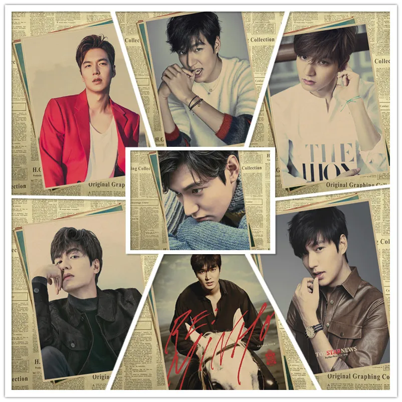 Лента Lee MinHo из крафт-бумаги для печати четкое изображение комнаты бара дома