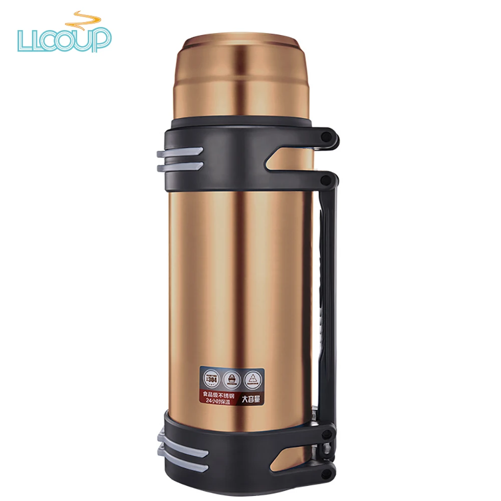 

Large Capacity 304 Stainless-Steel Travel Mug Outdoor Sports Insulated Bottle 2.5L 24-hour Long-lasting Thermos Vacuum Flask