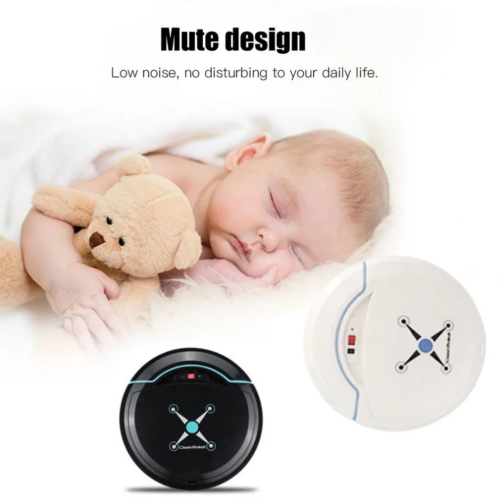 Newest Rechargeable Auto Robot Vacuum Cleaning Robot Automatic Smart Sweeping Floor Dirt Dust Hair Cleaner Home Sweeping Machine