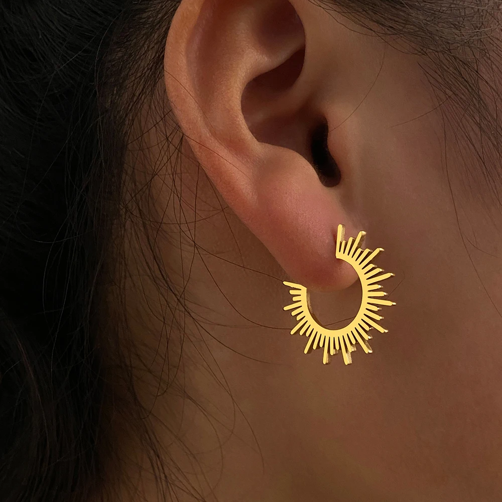 555Jewelry Orecchini pendenti da donna con cristalli di