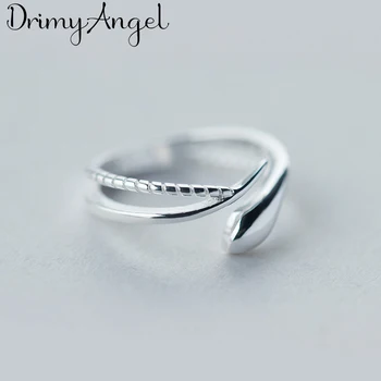

Trendy Silver Color Snake Rings For Women Men Boho Vintage Jewelry Adjustable Size Finger Rings
