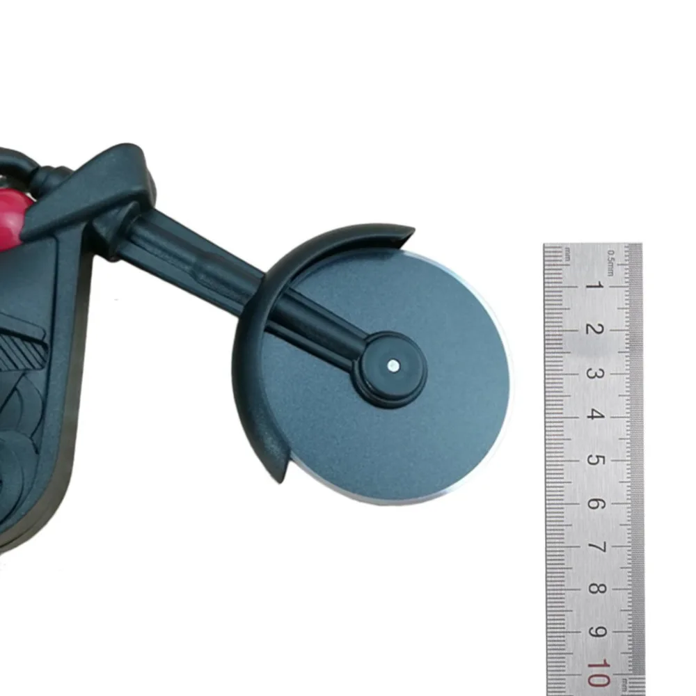 Unique Motorcycle Pizza Cutter Stainless Steel Pizza Knife Motorbike Wheel Chopper Portable Slicer Peel Knives Knife Tool