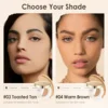 FOCALLURE Air Cushion Poreless BB Cream Waterproof Long Lasting Brighten Face Concealer Matte Foundation Cosmetics With Puff 5